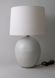 Large Orb Lamp in Flecked Ivory - Victoria Morris